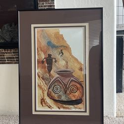 Richard Roberts Framed Art  20” X 26” 