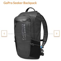 Limited EDITION Gopro Backpack + Attachments And Accessories: Chest Strap, Suction Cup, Clip Stand, Wrist Strap, Selfie Stick & More