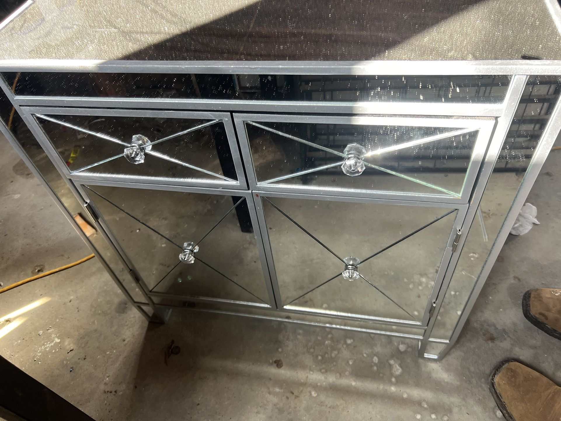 Mirror Desks/mirror Night Stands/mirror Cabinets