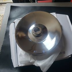 BRAND NEW CHROME POWER STEERING PULLEY