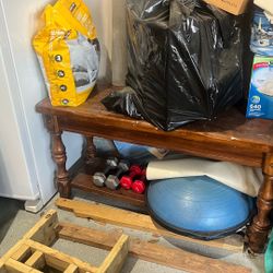 Solid Wood Entry Way Table 