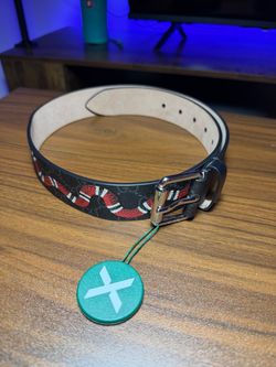 Gucci King Snake Belt Sz 27