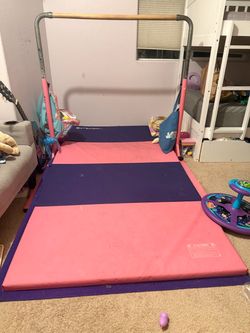Heavy-Duty Gymnastics Bar & Mat 🤸‍♀️