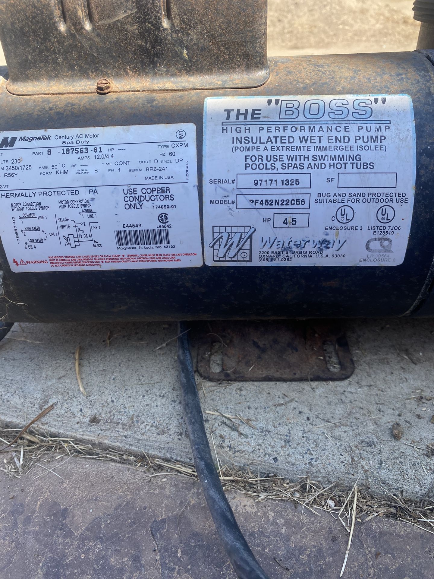 Jacuzzi Swimming Pool Pump