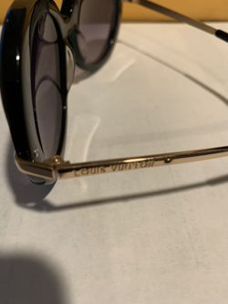 LOUIS VUITTON 2014, Z0420E Anthea Sunglasses Black Gold Grey  display picture 1
