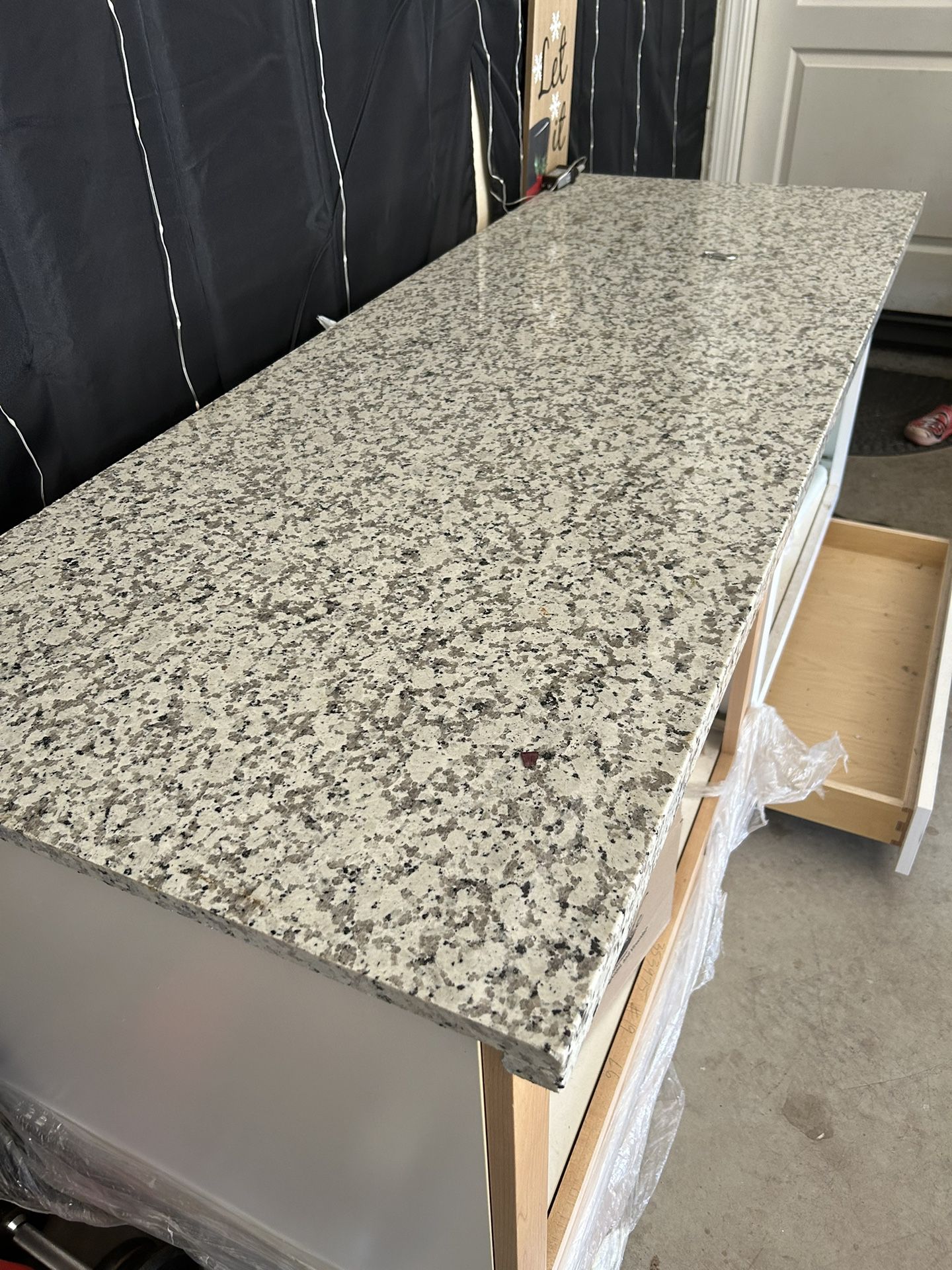 Granite Counter With Storage
