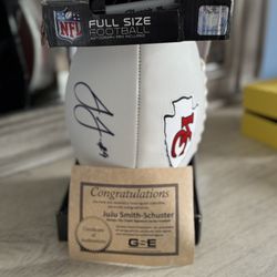 *Juju Smith-Schuster Autographed Football with COA*