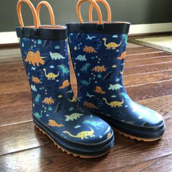 Toddler Dinosaur Rain Boots - Size 7