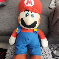 Large 18" Super Mario Plush Doll