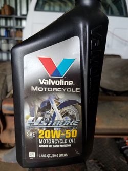 Valvoline 4 stroke motorcycle oil