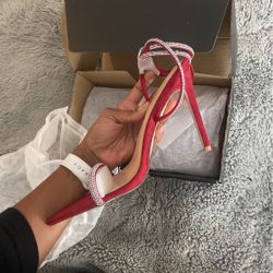 Red Fashion nova Heels 