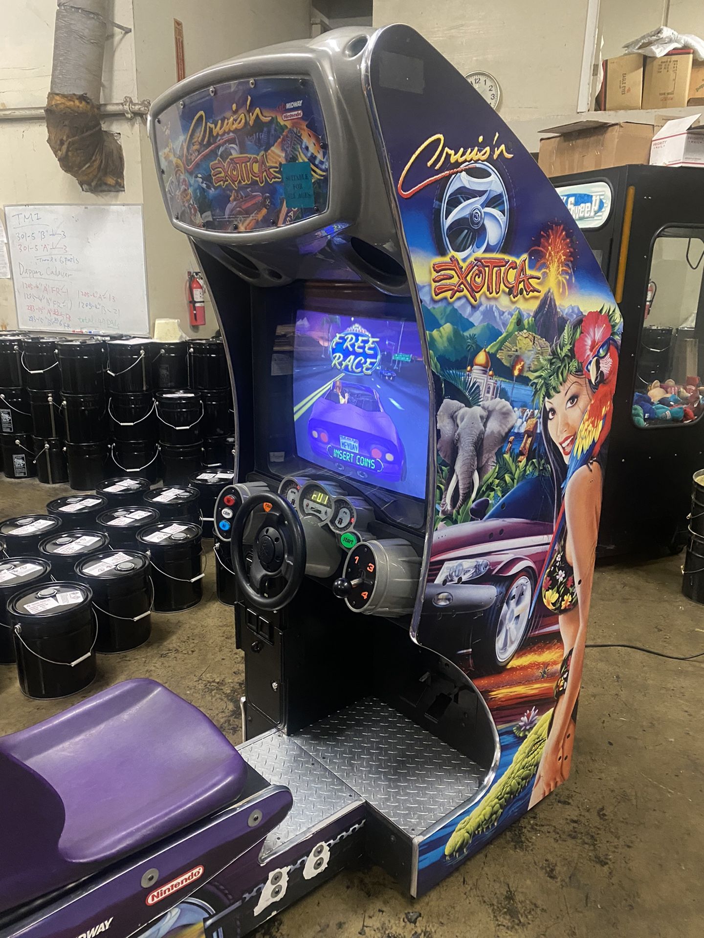 Cruis'n Exotica - Midway/Nintendo Arcade Driving Game - Arcade Gallery