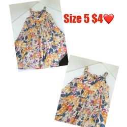 Dress Great Condition For Girls 5 ❤️❤️❤️firm Price Aa