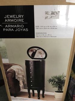 NEW Jewelry armoire