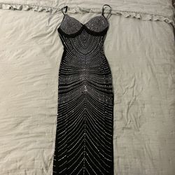 Black Embellished Dress