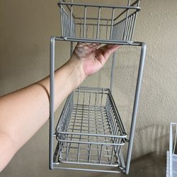 Threshold 2 Tiered Slide Out Organizer 