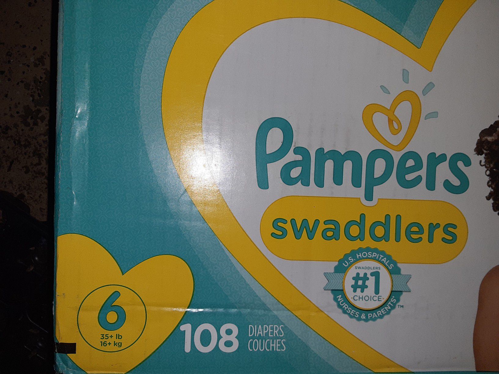 Pampers size 6 108 count