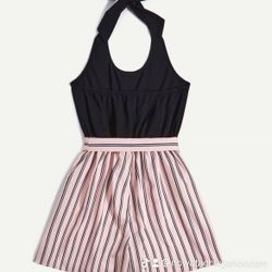 Romper halter top new 