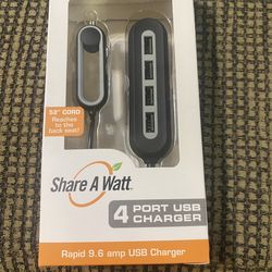 P3 International P3980 Share A Watt 4 Port Charger