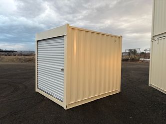 10 FOOT CUSTOM REFURBISHED W/ROLL UP DOOR 8’6 TALL SHIPPING CONTAINER,SHED,STORAGE,CONEX
