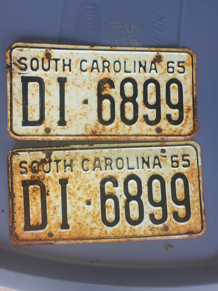 Matching 1965 Tags