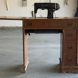 Vintage Kenmore Sewing Machine w/ Built-in Desk