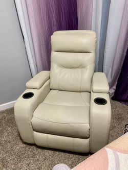 Swivel Recliner - Cream