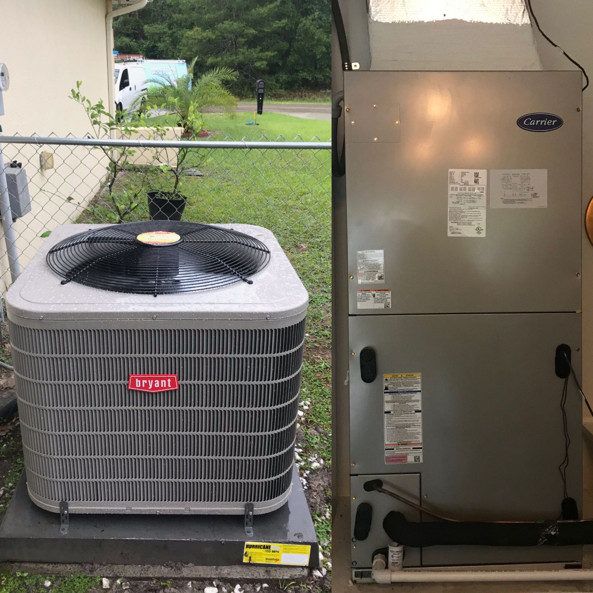 5 TON HEAT PUMP AIR CONDITIONER INSTALLED