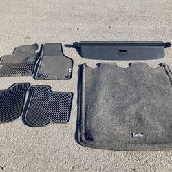 2012 Vw Jetta sportwagon Cargo Cover, Floor And Trunk Mats