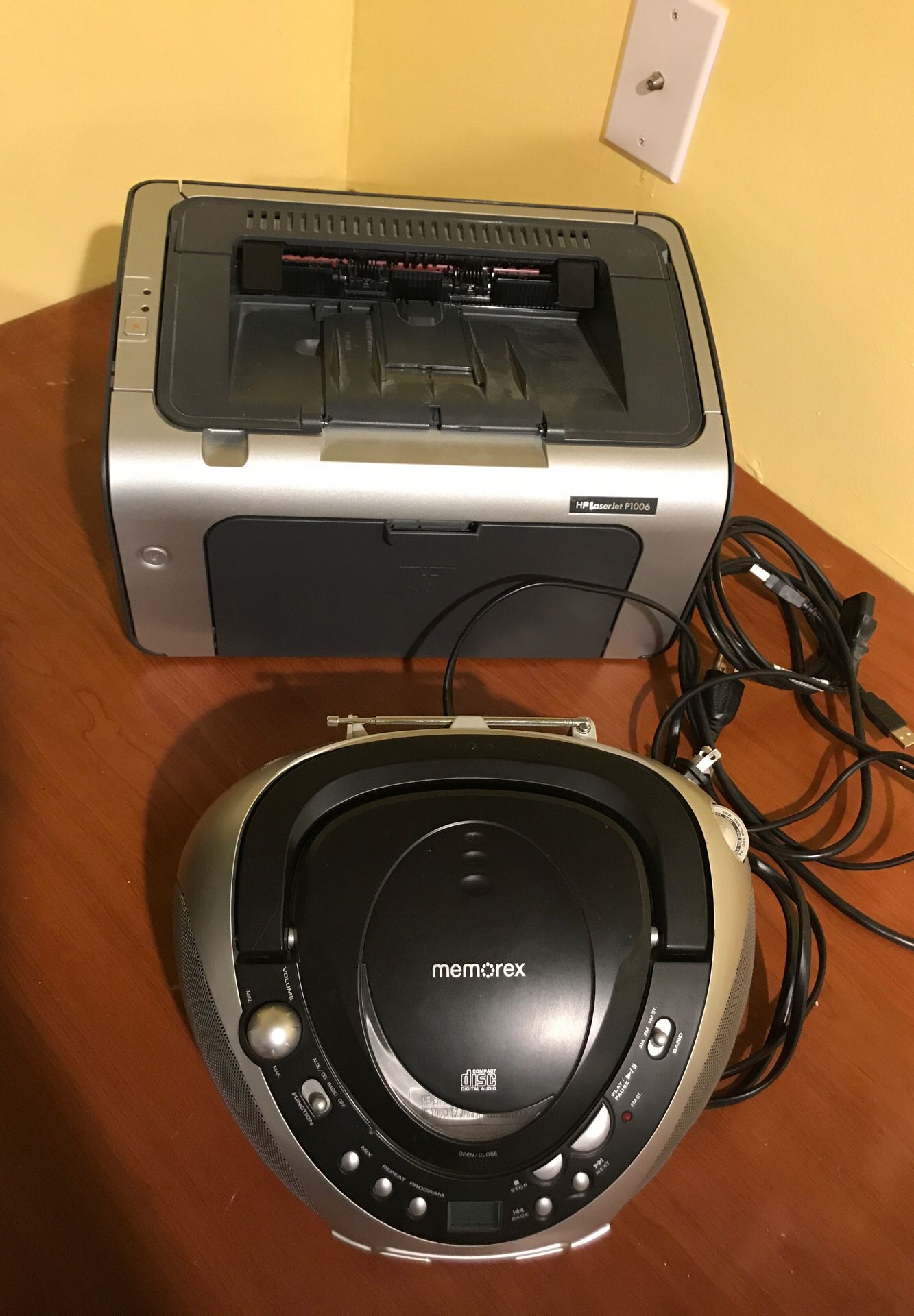 Printer and CD player