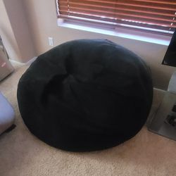 Luv Sak Lovesac Chair Plush Black
