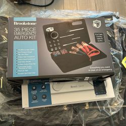 Brookstone 35 Piece Emergency Auto Kit. 