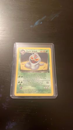 Pokemon Card Dark Arbok Holo Team Rocket LP