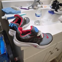 9C Nike Presto PS 'Cool Grey Light Crimson' sneakers 