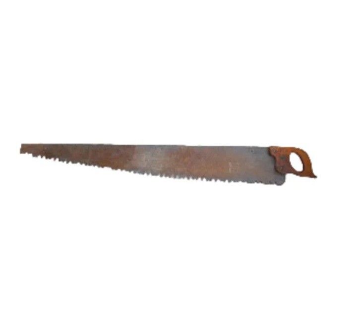 Vintage Four Foot Warranted Superior Crosscut Saw