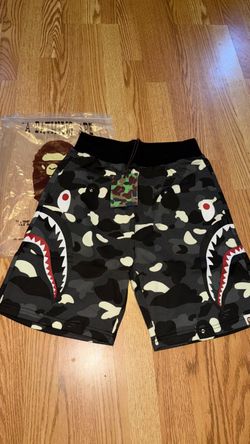 BAPE A Bathing Ape Shark Camo Shorts