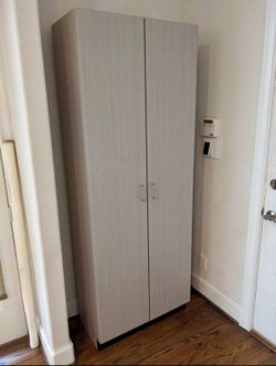 82.5"x16"x31" Large Storage Closet with Beautiful Exterior Finish