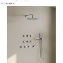 Luxury Rainfall Complete Shower System