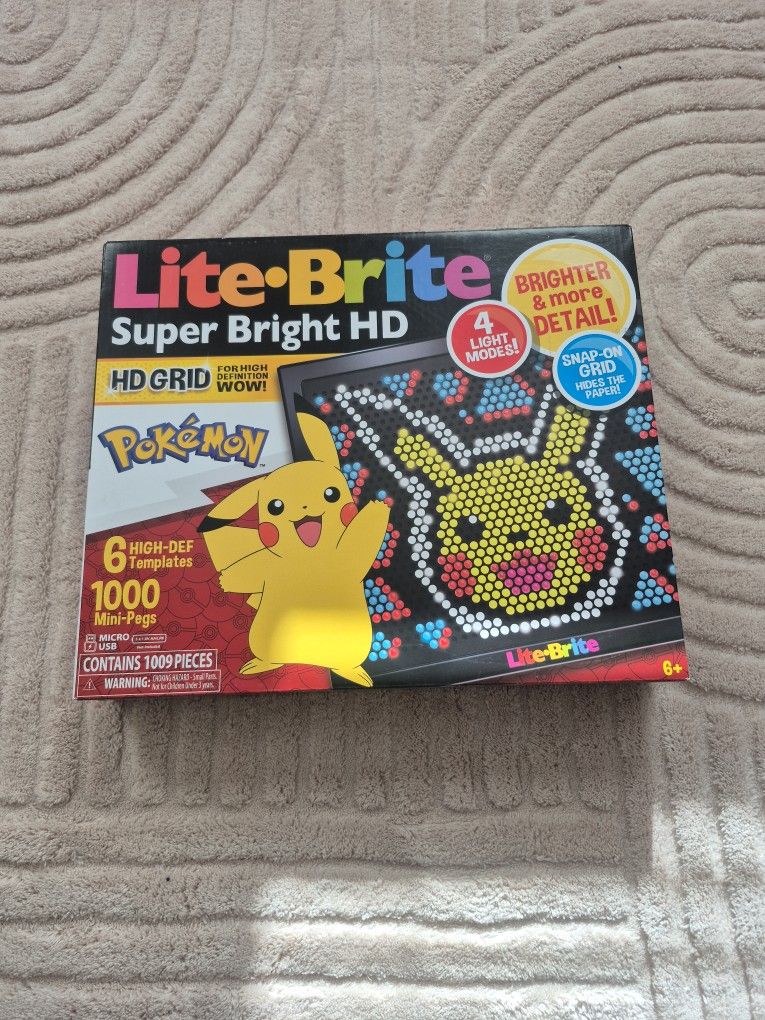 Brand New Pokémon Lite Brite Templates
