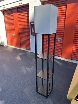 Cubed Lamp with Shelves