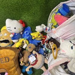 Bags of Plush/plushies/plushy/ stuffed animals