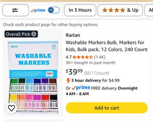 Washable Markers