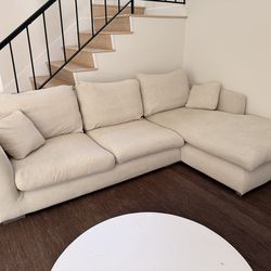 Feather Sectional Couch - Valyōu (110 inches wide)