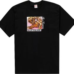 Men's Large Supreme Lovers Tee Shirt Black 