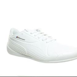 PUMA Womens BMWWhite/Black Sneaker Size 6.5 (1470865)