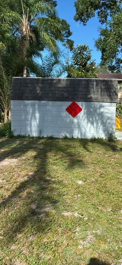 2 piece shed: roof and frame