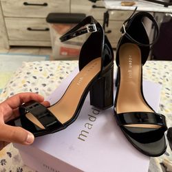 Madden girl black high heels.