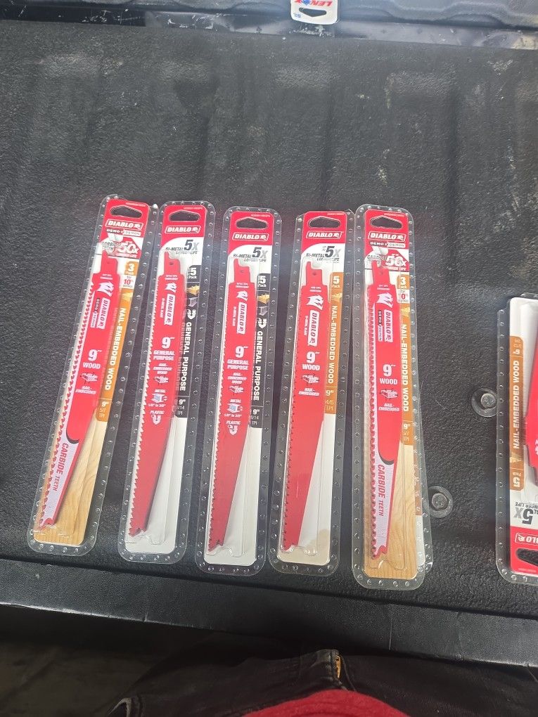 Diablo Sawzall Blades Nuevas