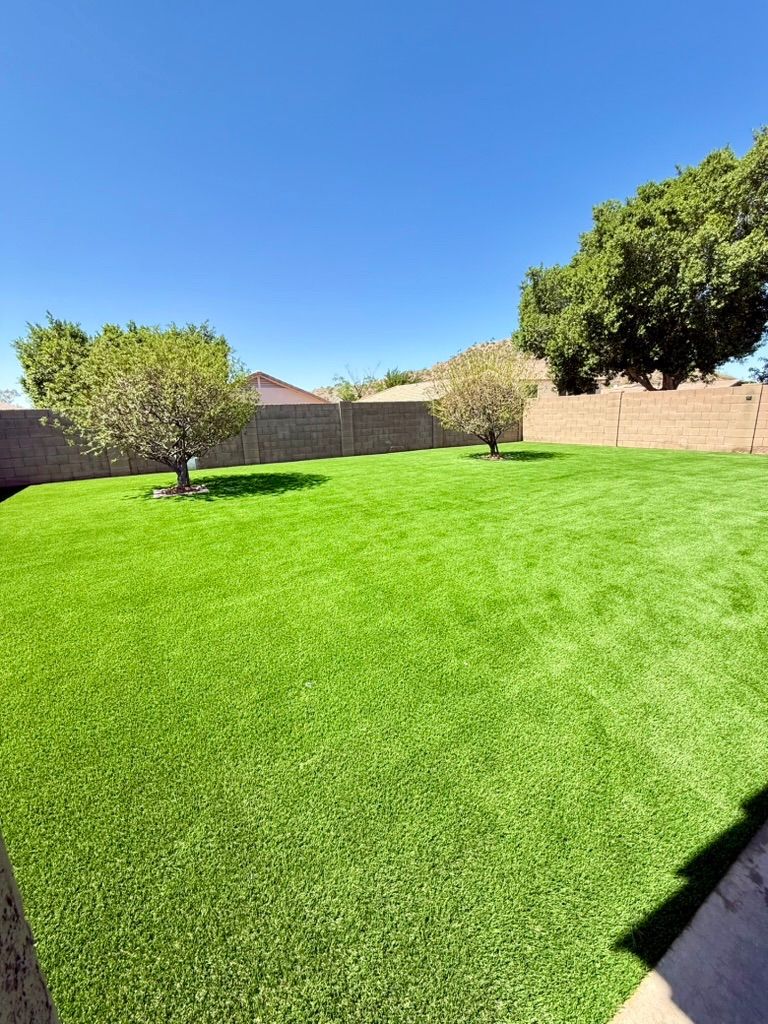 Turf, Pavers, Fire-pits, Putting Greens, BBQs, Wall, Travertine, Full Remodels