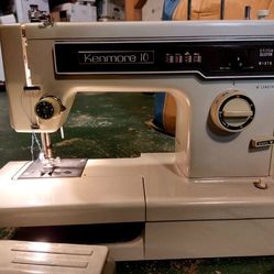 Sears Roebuck Co Kenmore 10 sewing machine with foot pedal